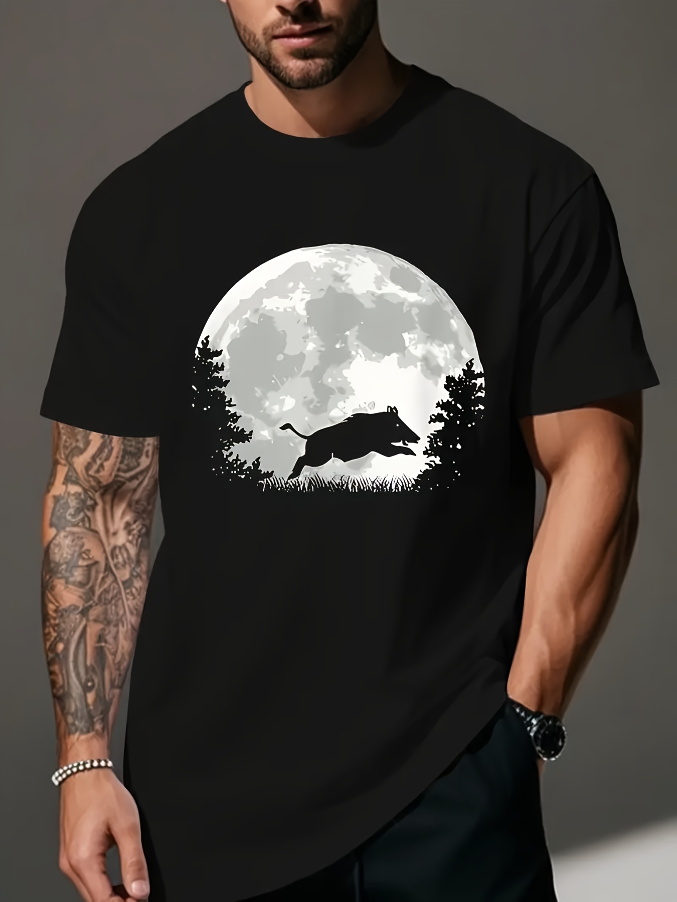 Outdoor Adventure Hunt - T-shirt pour hommes, motif « Forêt