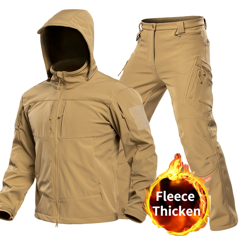 Outdoor Adventure Trips - Combinaison tactique softshell pour homme, veste
