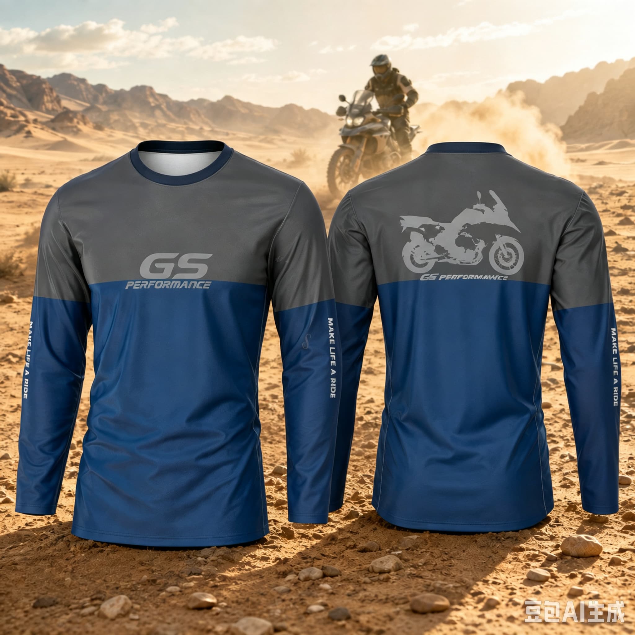 Outdoor Adventure Uva - T-shirt à manches longues pour moto
