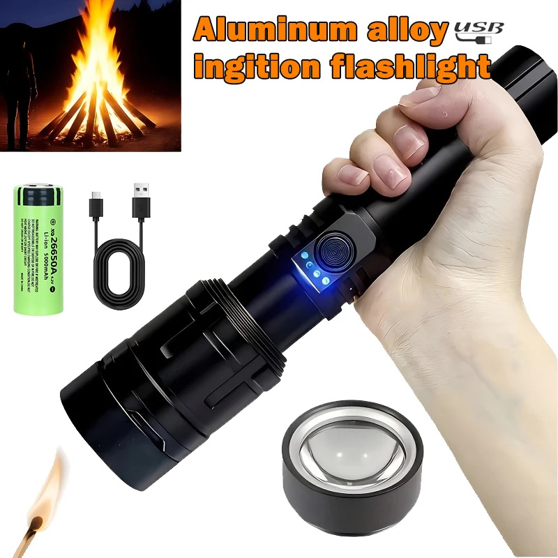 Outdoor Adventure Trips - Lampe de poche Ultra puissante, allumage