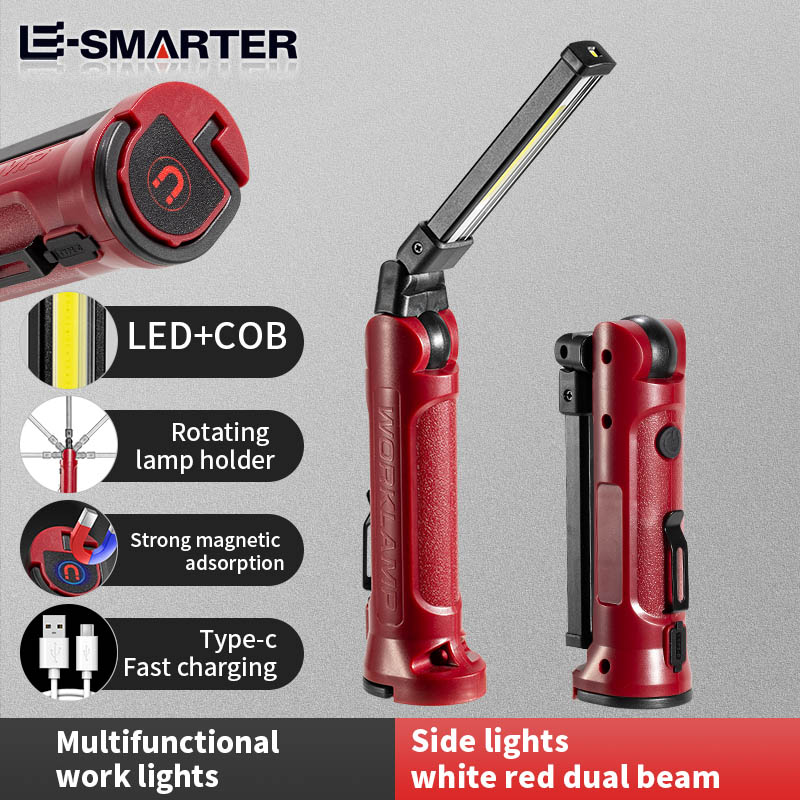 Outdoor Adventure Trips - Lampe de travail LED COB, Rechargeable,