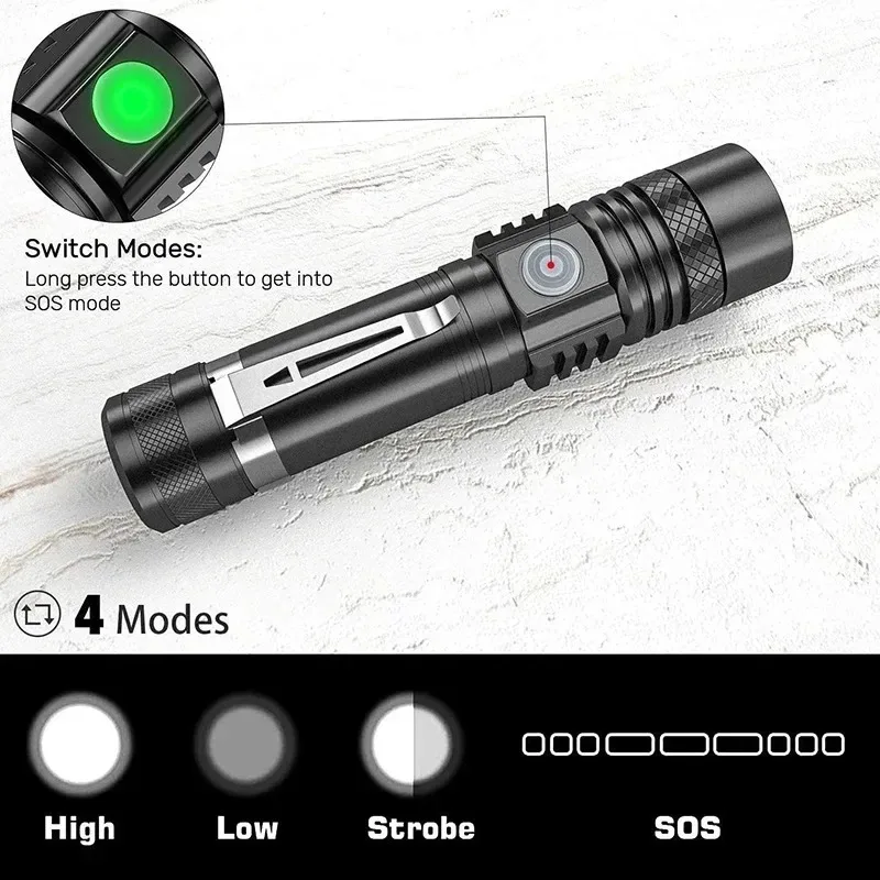 Lampe de poche portative T6 Re - Outdoor Adventure Hunt avis et prix