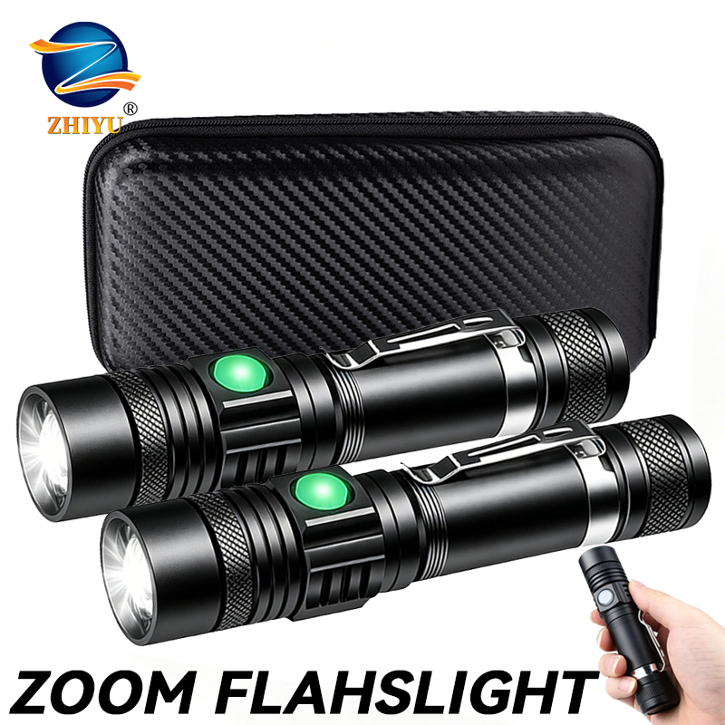 Lampe torche LED T6 rechargeab - Outdoor Adventure Hunt avis et prix